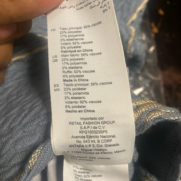 Sandro Infinity Cropped Cardigan in Sky Blue - Picture 13 of 14